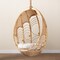 Baxton Studio Umika Modern Bohemian Natural Brown Rattan Hanging Chair 226-13119-ZORO - alternate 5
